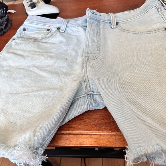 Lévis lighth blue mens jeans shorts - Picture 1 of 2